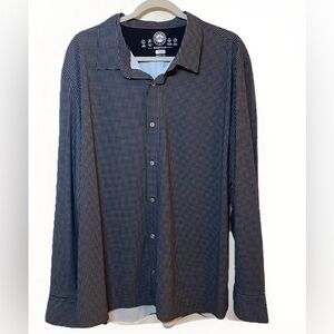 Flag & Anthem Madeflex Performance Men’s Blue Plaid Button-Down Shirt 2XL